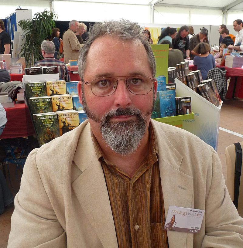 Greg Keyes par Ji-Elle aux Imaginales 2010 (Wikipédia)