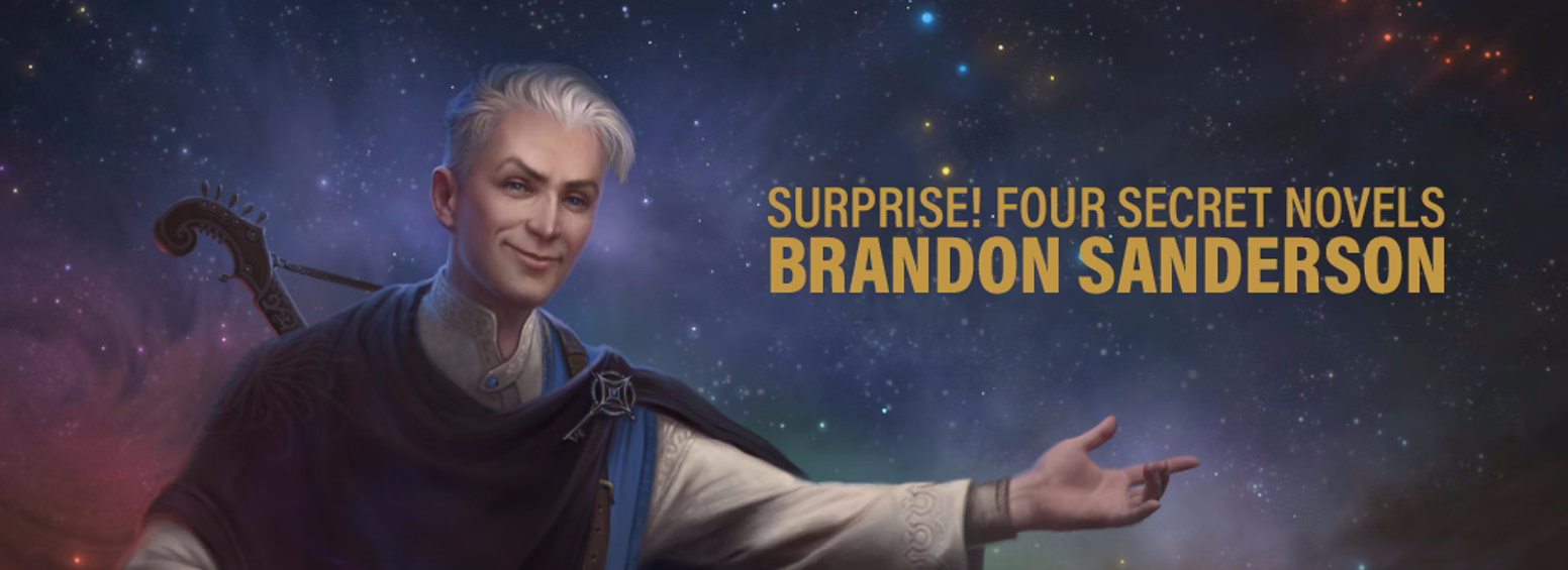 Quatre romans secrets de Brandon Sanderson bientôt disponibles ?