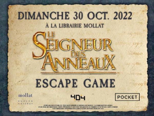 Escape game dans l'univers du Seigneur des anneaux