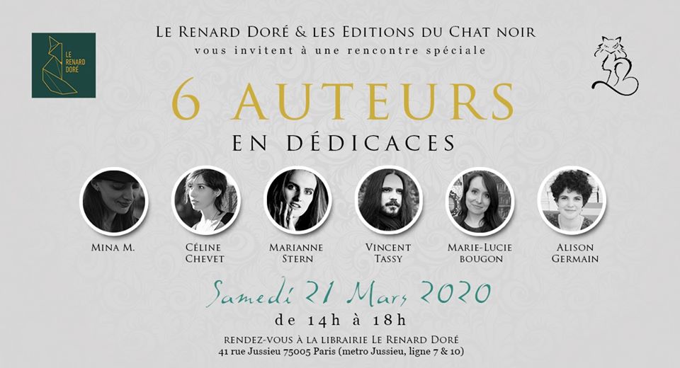 Les Editions Du Chat Noir 6 Auteurs En Dedicace Au Renard Dore Actusf Site Sur L Actualite De L Imaginaire