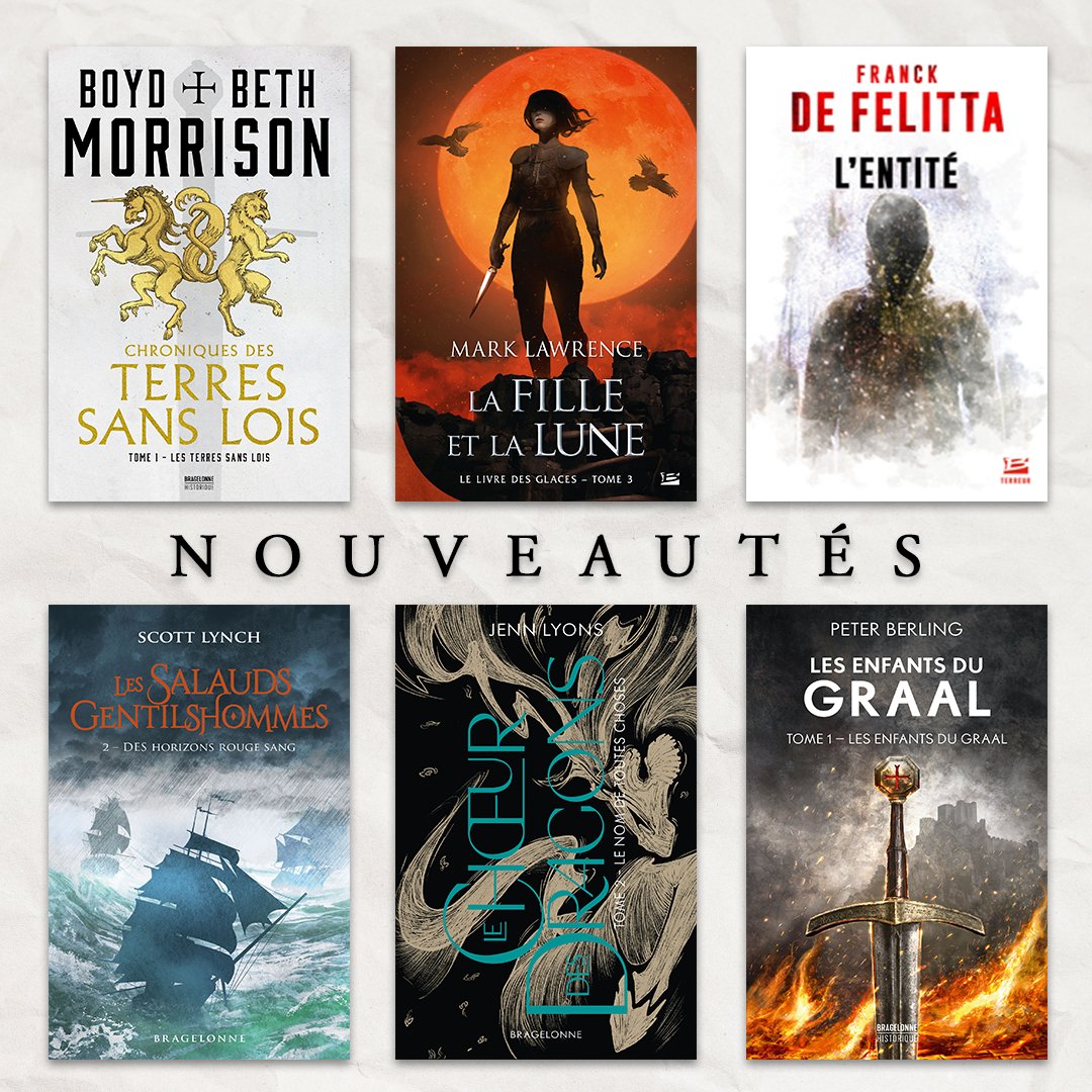 Les nouveautés de juillet chez Bragelonne
