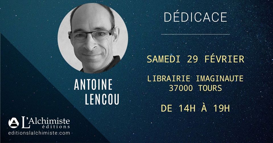 Dédicace d'Antoine Lencou à Tours