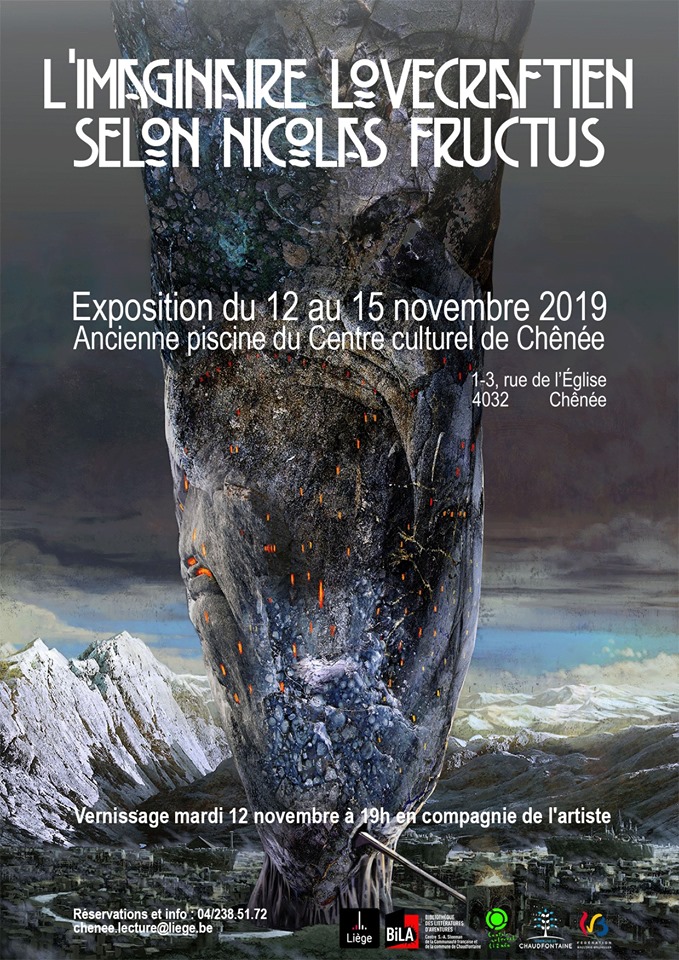 Lovecraft : Une lecture par François Bon et une exposition de Nicolas Fructus