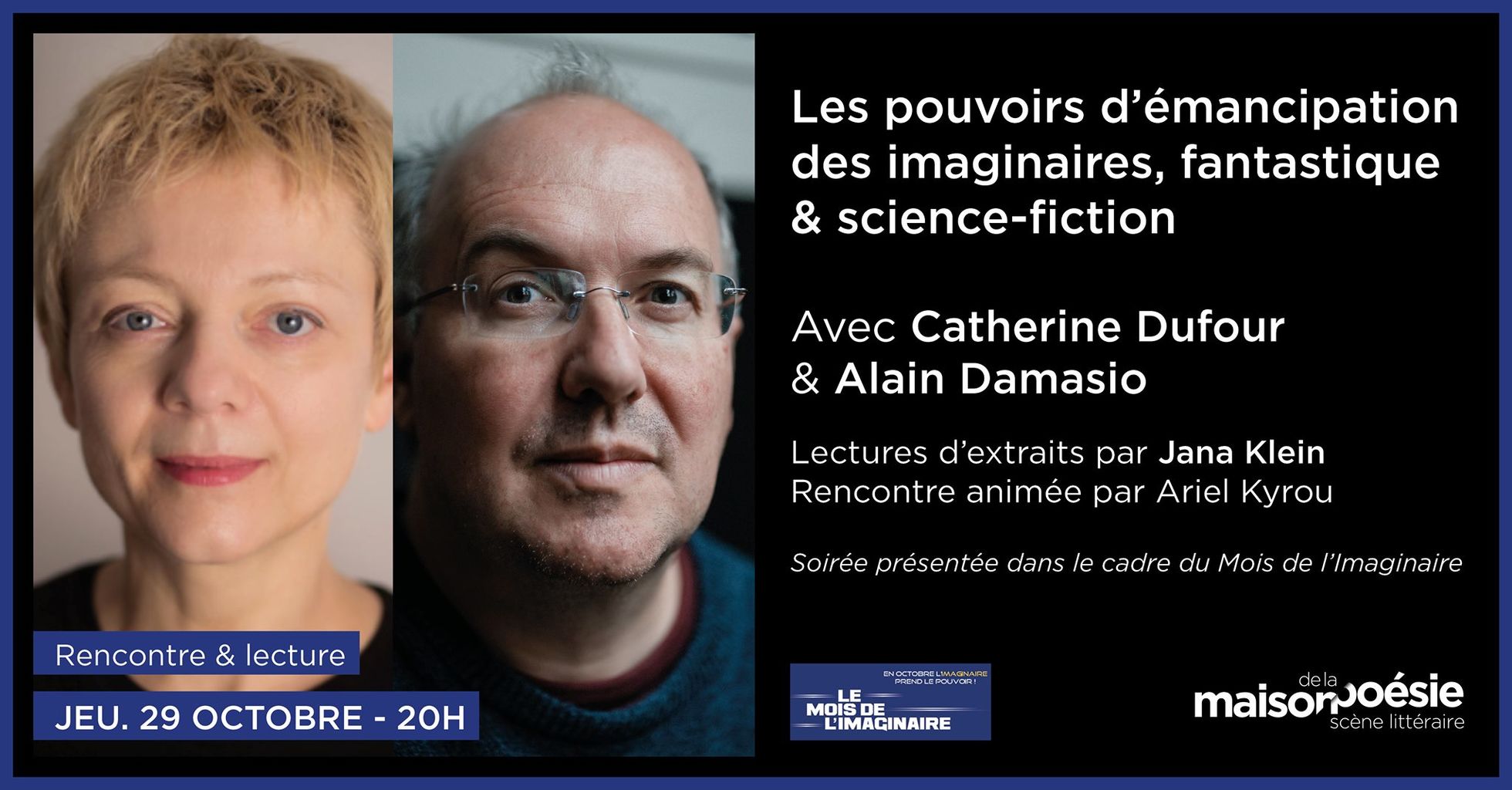 Photo de [Mois de l'Imaginaire] Les pouvoirs d’émancipation des imaginaires, fantastique & science-fiction