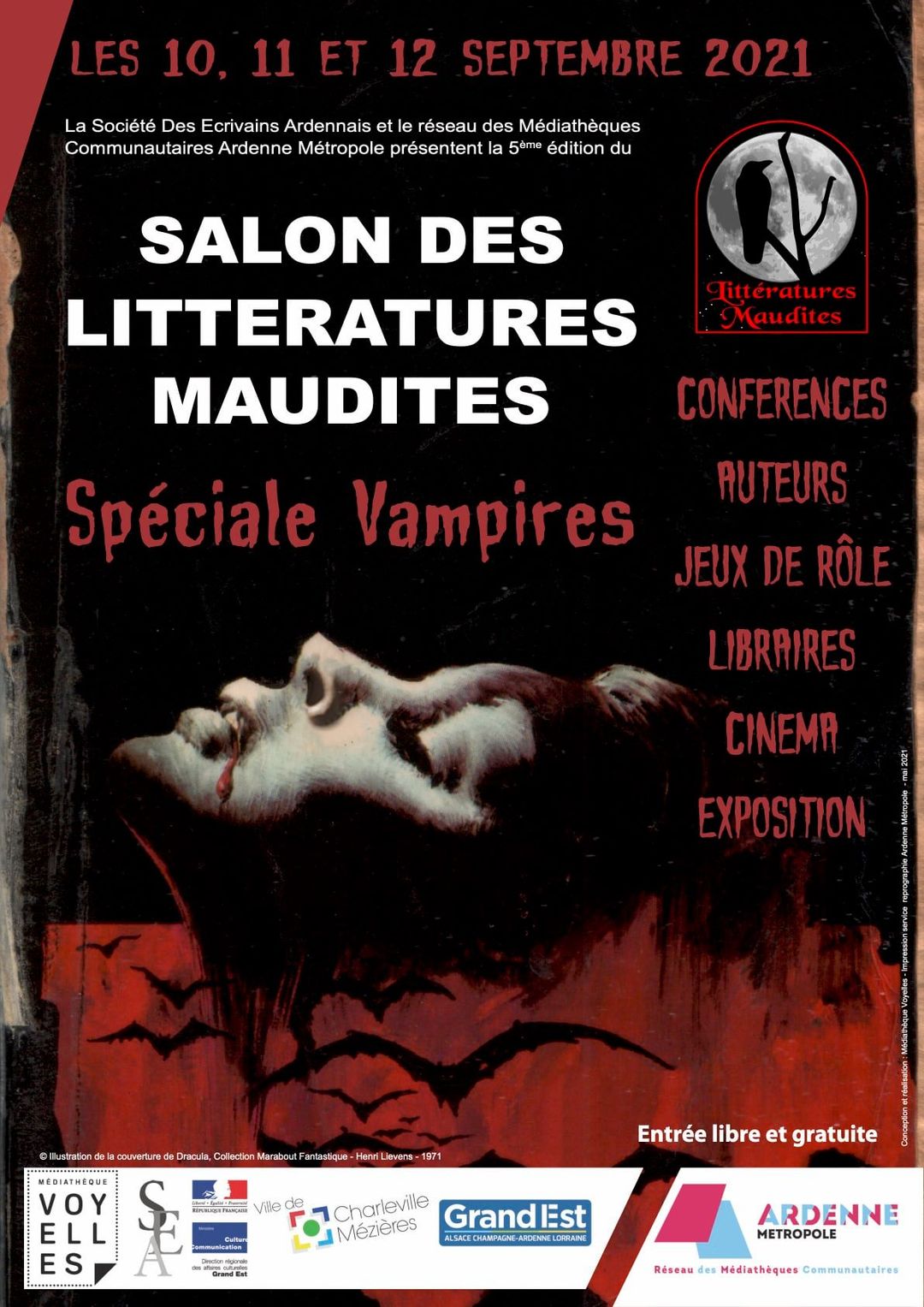 Photo de Le Salon des littératures maudites 2021