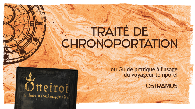 Traité de chronoportation - Les éditions Oneiroi lancent un crowfunding