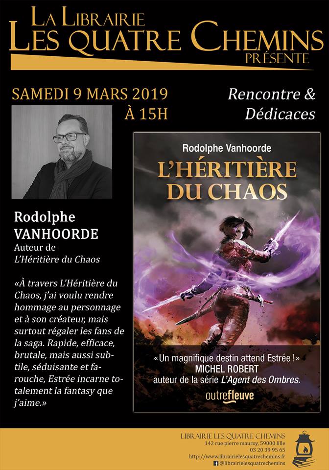 Photo de Dédicace Rodolphe Vanhoorde