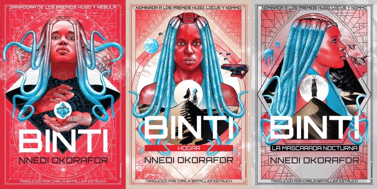 Binti de Nnedi Okorafor - Les couvertures espagnoles