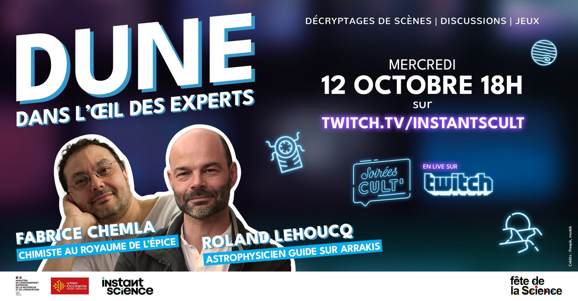 Dune dans l'œil des experts - live Twitch