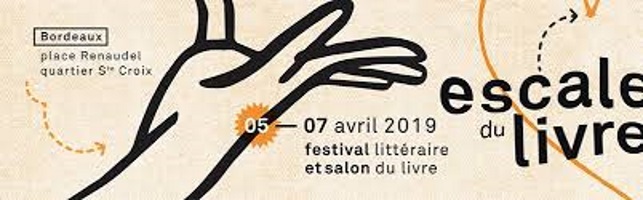 Photo de Jean-Laurent Del Socorro à l'Escale du livre de Bordeaux