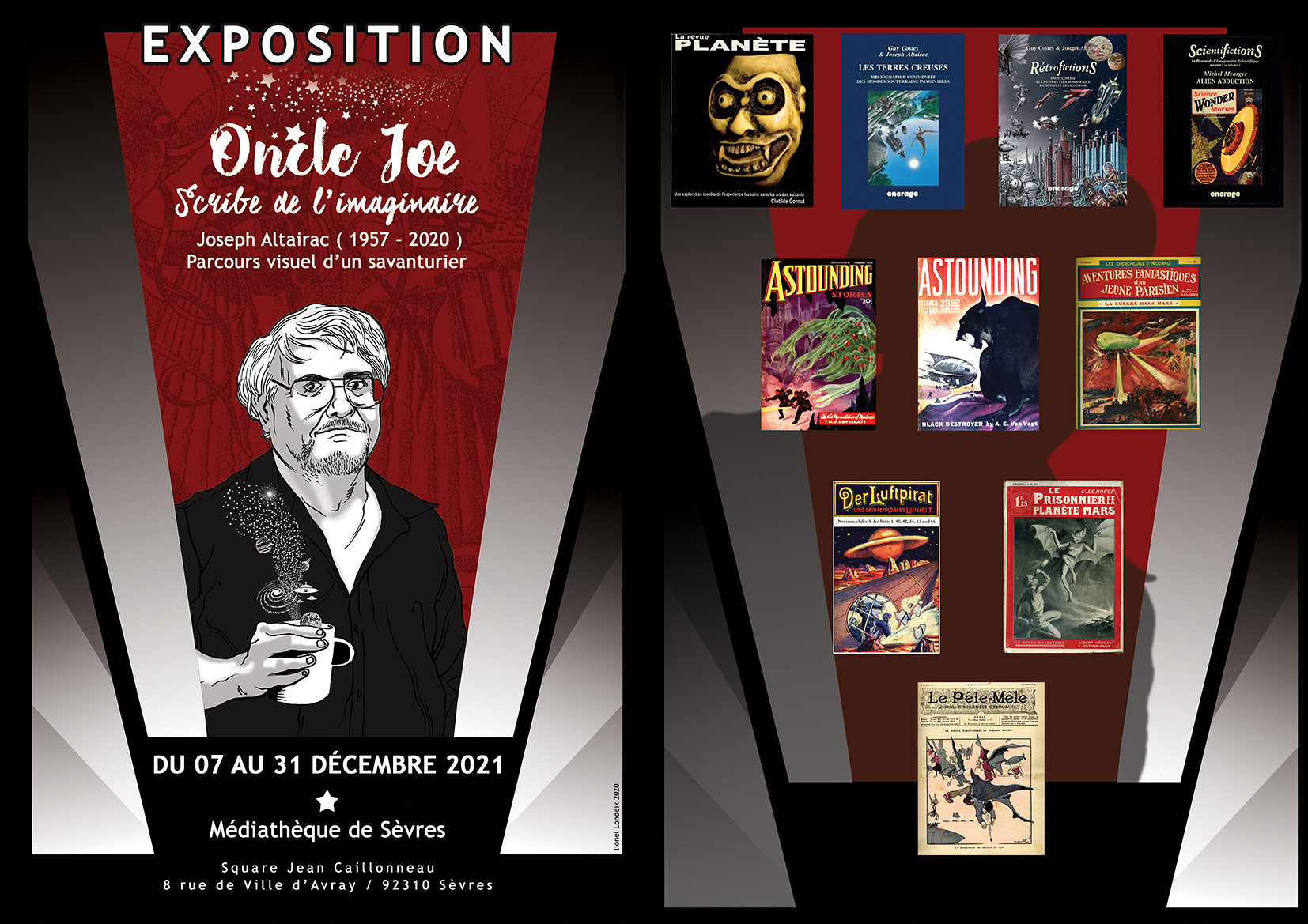 Photo de Exposition Joseph Altairac-scribe de l'imaginaire