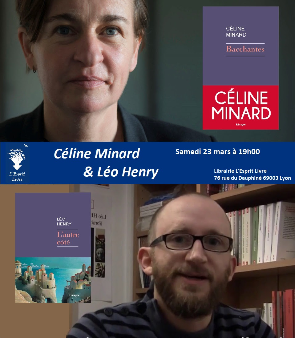 Photo de Rencontre avec Céline Minard et Léo Henry