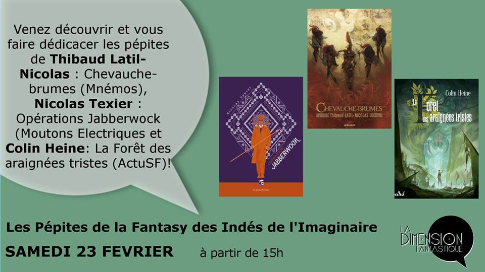 Les Pépites de l'Imaginaire 2019 sont à la Dimension Fantastique