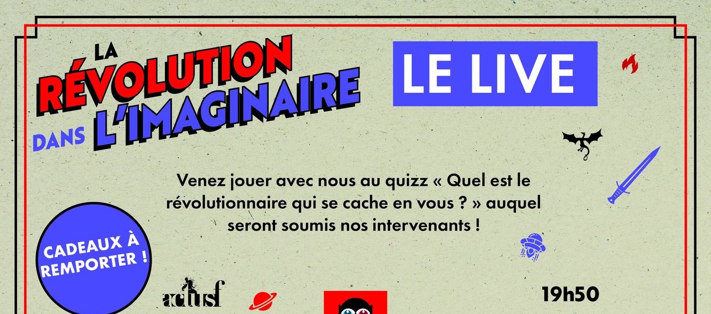 Editions ActuSF: Révolution part en live !