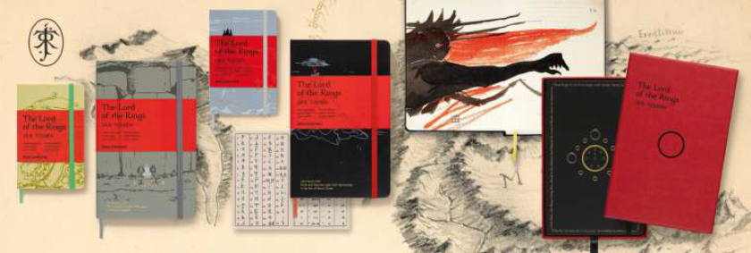 Photo de Le Seigneur des Anneaux à l'honneur chez Moleskine
