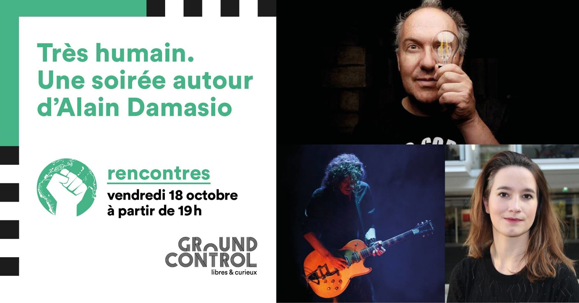 Photo de Très humain. Une soirée autour d'Alain Damasio