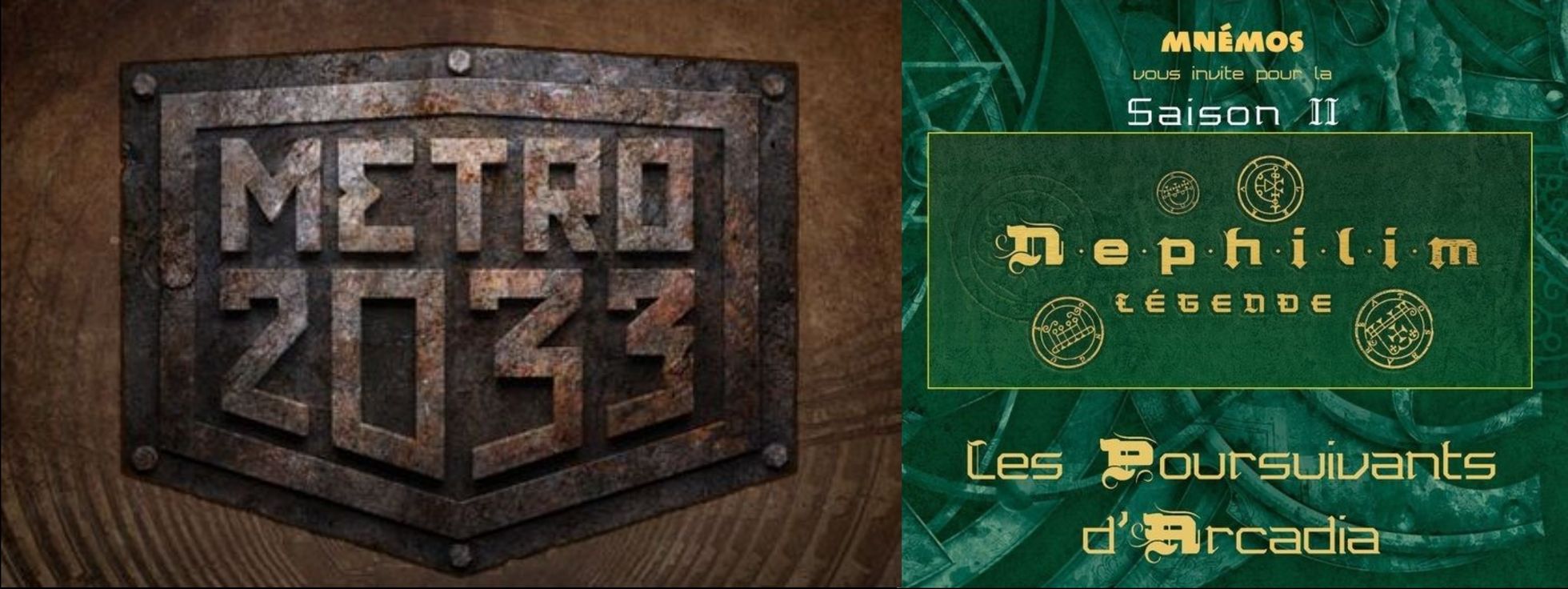 Nephilim Légende saison 2 et Metro 2033 - Deux nouveaux crowdfunding bientôt disponibles !