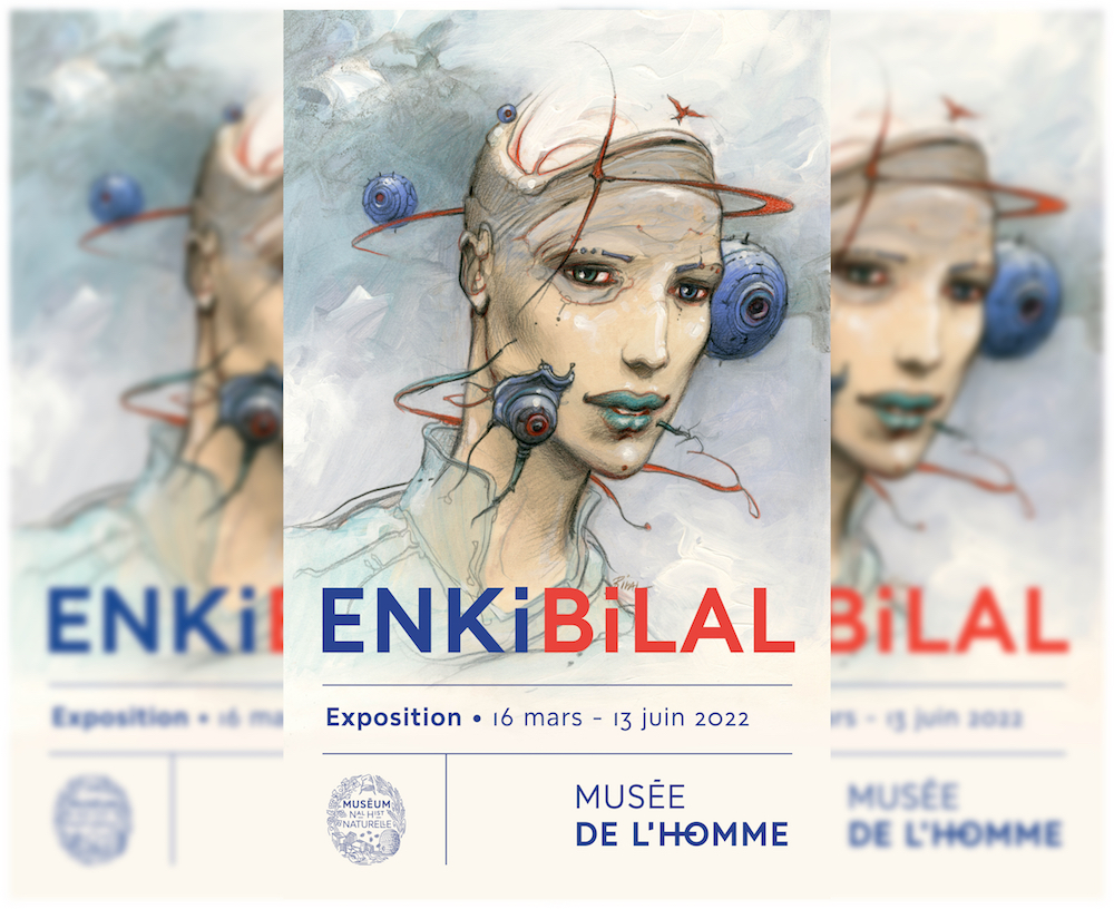 Photo de Exposition d'Enki Bilal au Musée de l'Homme