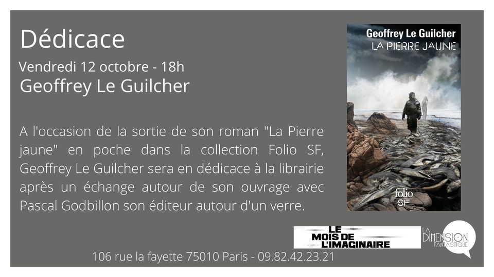 Rencontre dédicace avec Geoffrey Le Guilcher et son éditeur