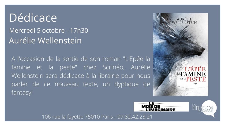 Dédicace avec Aurélie Wellenstein