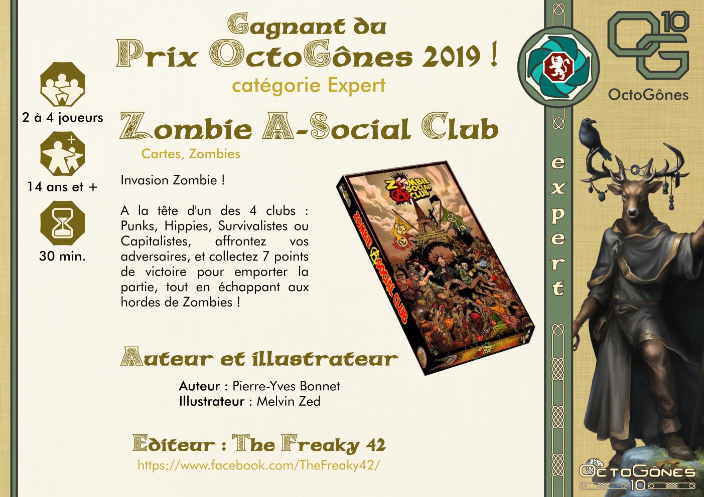 Un prix pour Zombie A Social Club