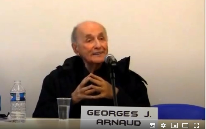 Georges-Jean Arnaud nous a quitté